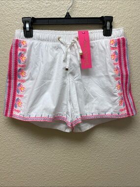 Lilly Pulitzer Katia Floral Embroidered Shorts